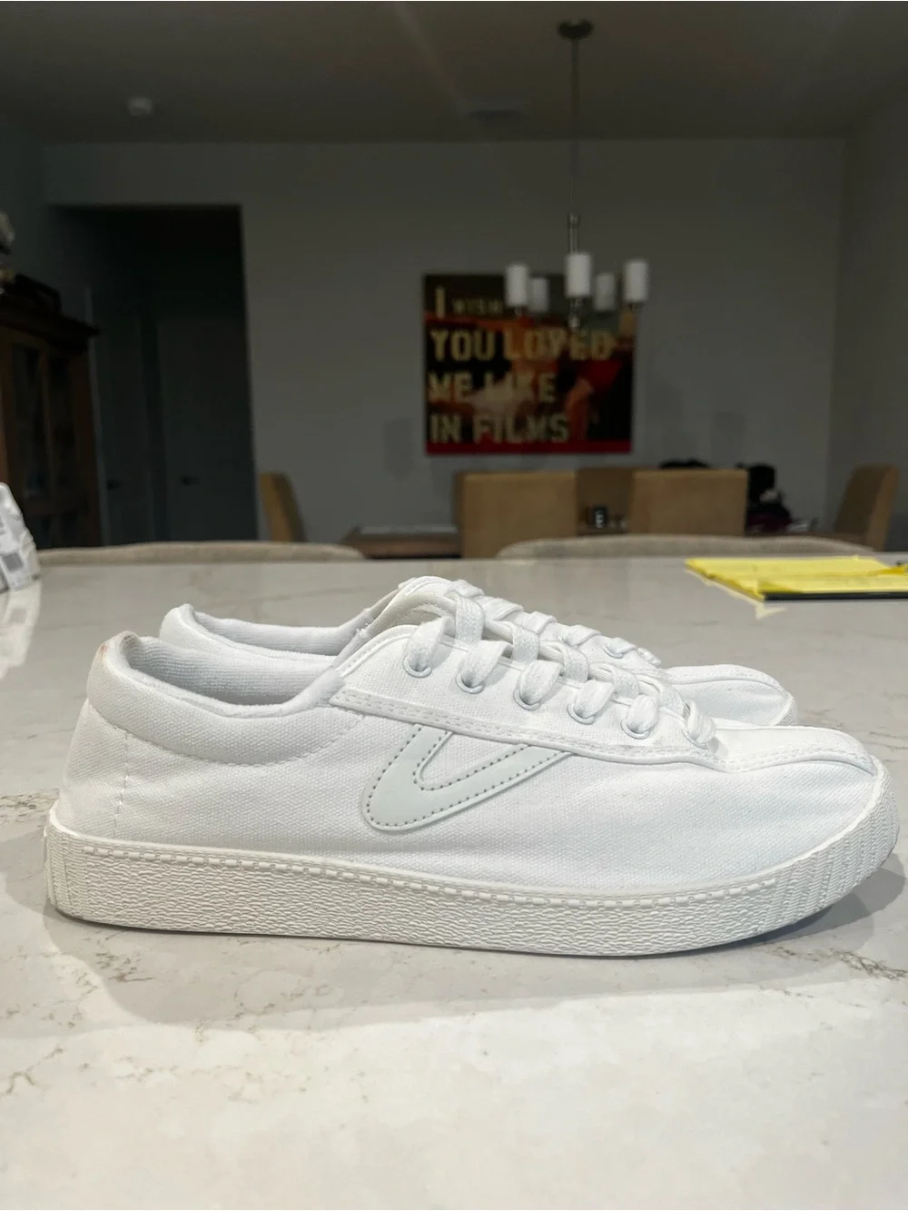 Tretorn Nylite White Canvas sneaker - Picture 1 of 4